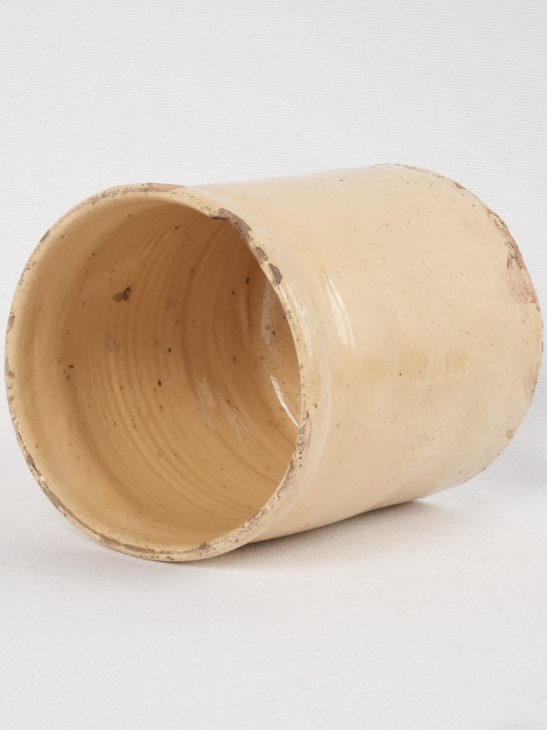 Classic earthenware French floral vase