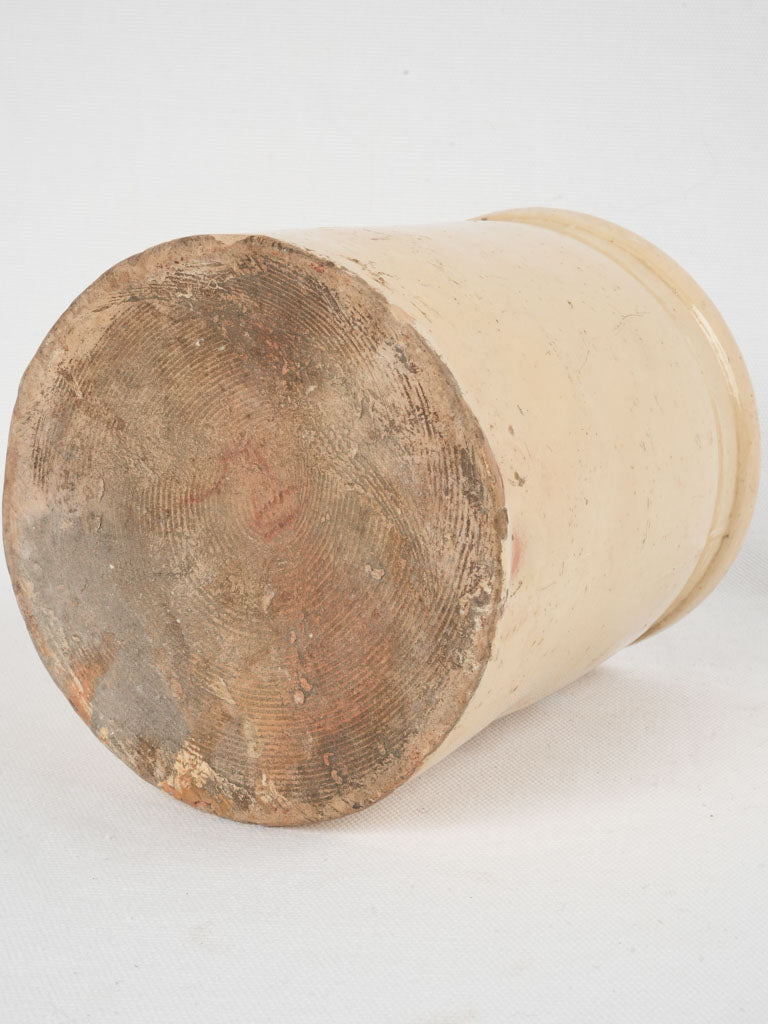 Weathered glaze antique potting container