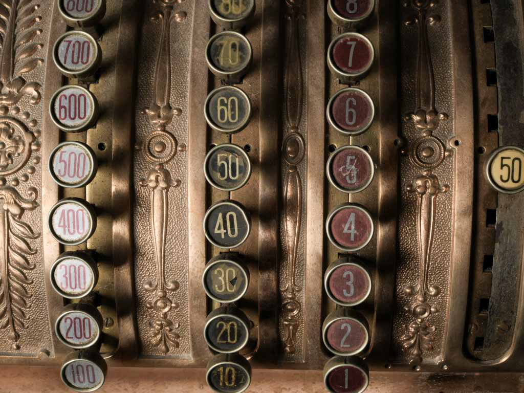 Historical decorative shopkeeping artifact