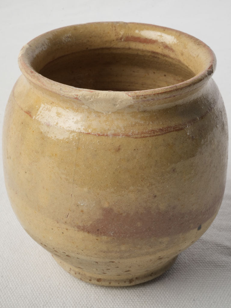 Mellow matte-satin finish vessel