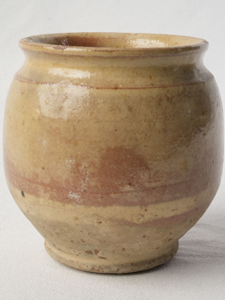 Vintage farmhouse confit pot