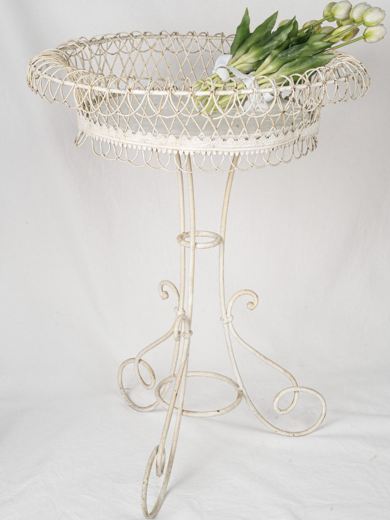 Beautiful patina iron stand