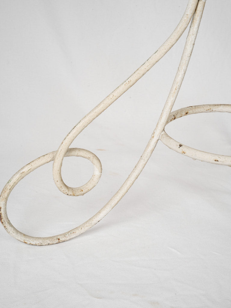 Intricate wirework garden feature