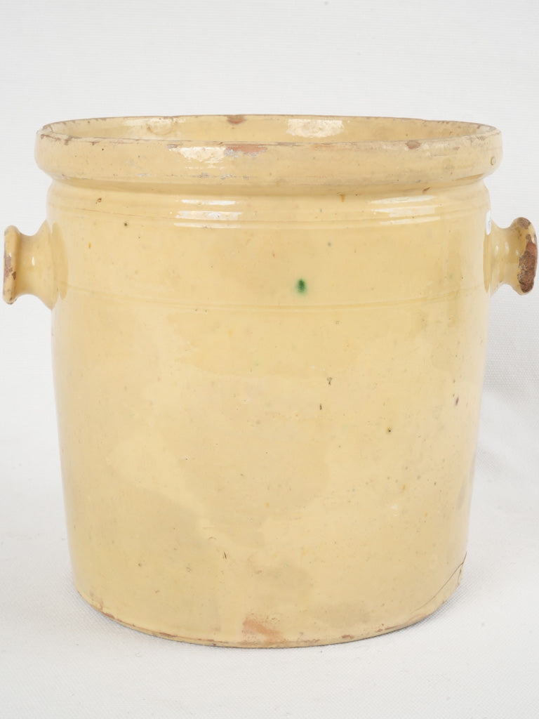 Provincial yellow finish French pot