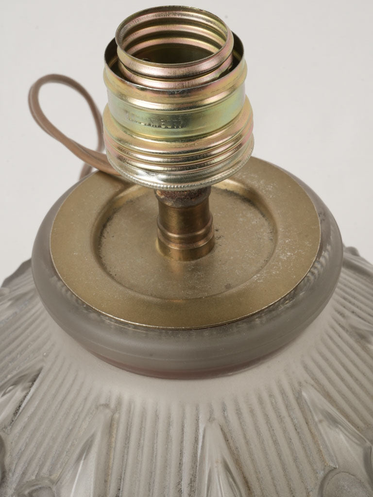 Historic Belgian craftsmanship glass lamp