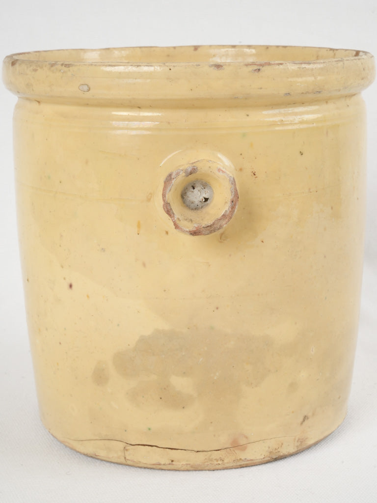 Traditional mountainous-region ceramic preserving vessel