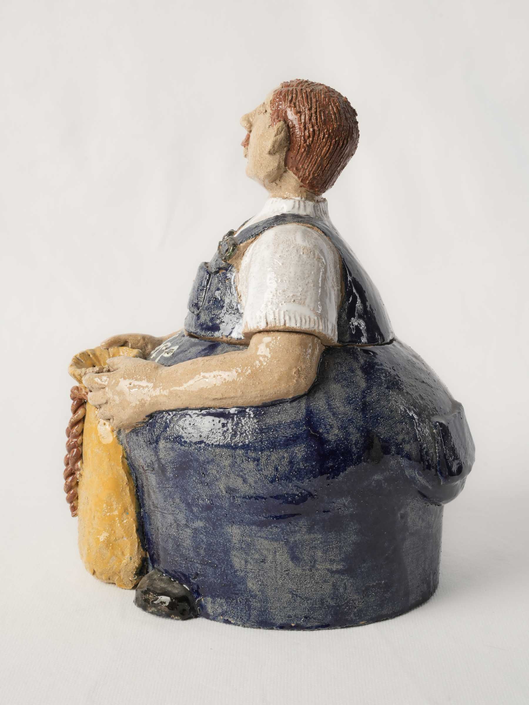 Unique figural coffee jar