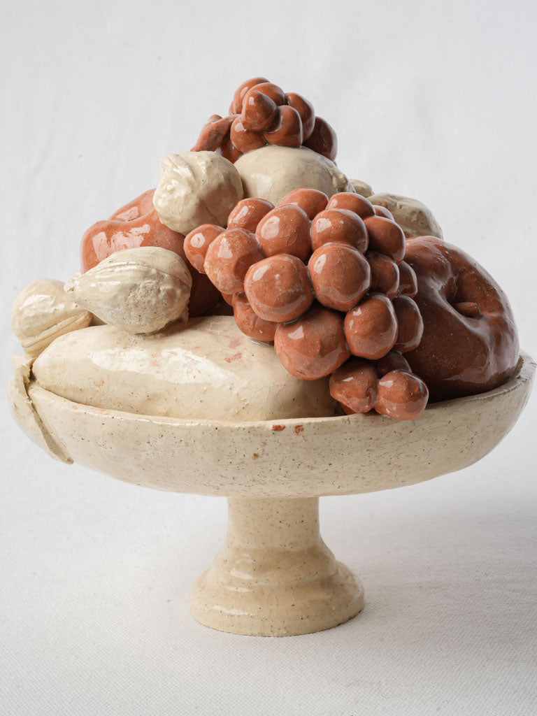 Artisanal pedestal-style centerpiece creation