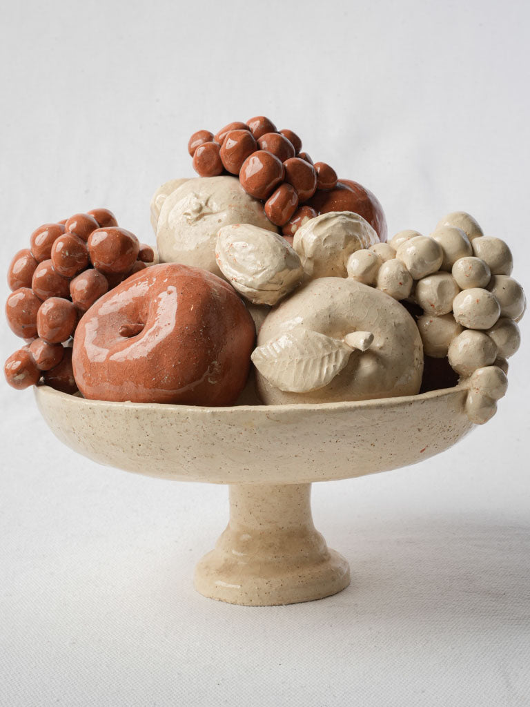 Intricately modeled terracotta sculpture