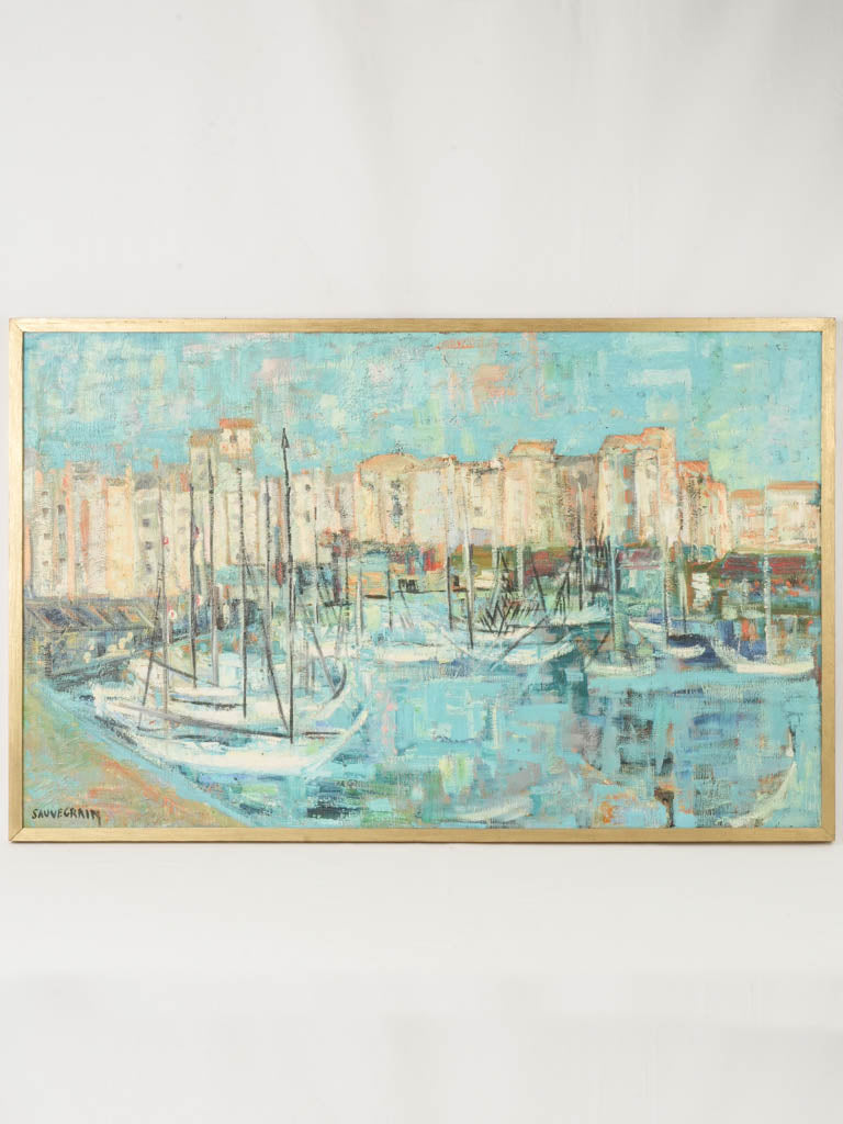 Vibrant modern oil on canvas