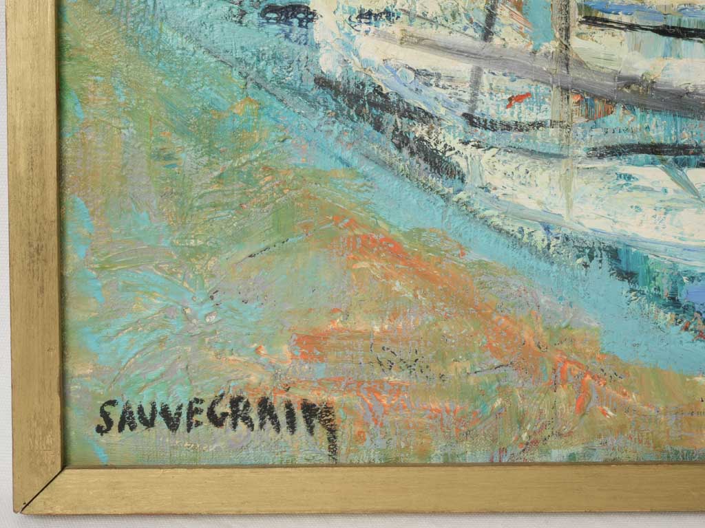 Blue harmonious Mediterranean composition