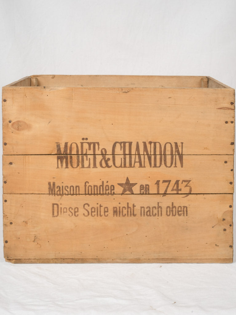 Mid-century champagne transport crate