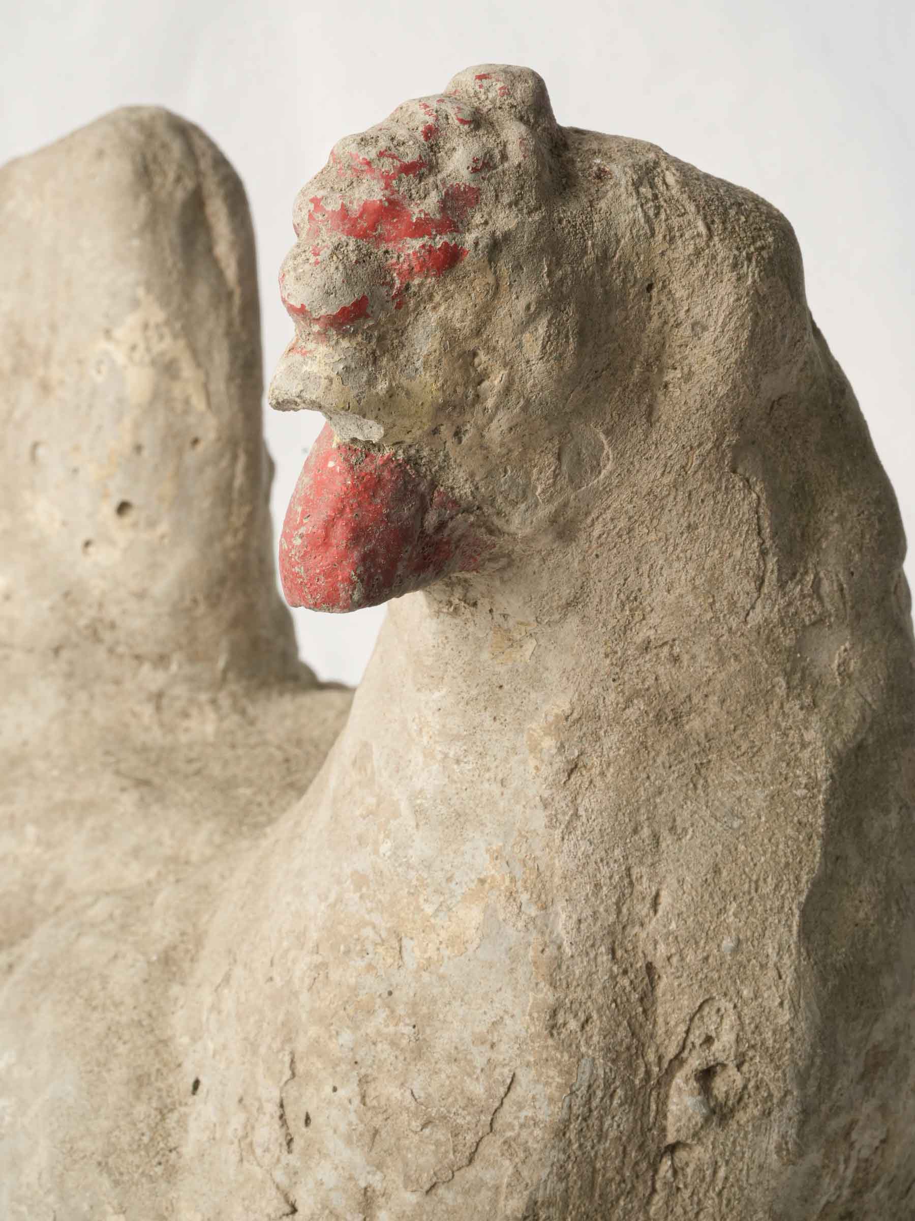 Distinctive weathered garden ornament
