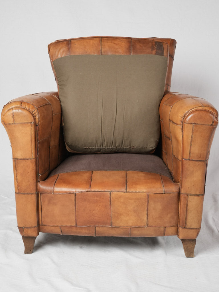 Sophisticated vintage leather armchairs