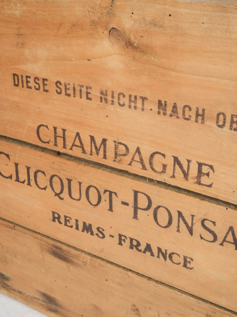 Rustic French wine storage box