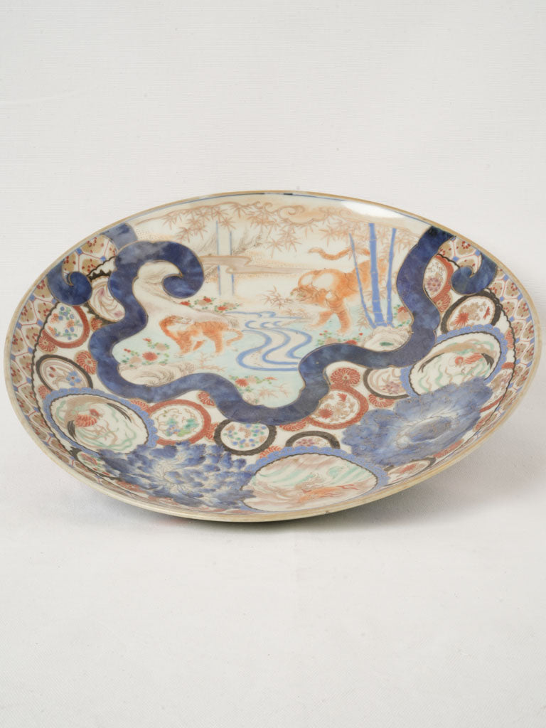 Vibrant decorated Imari ware