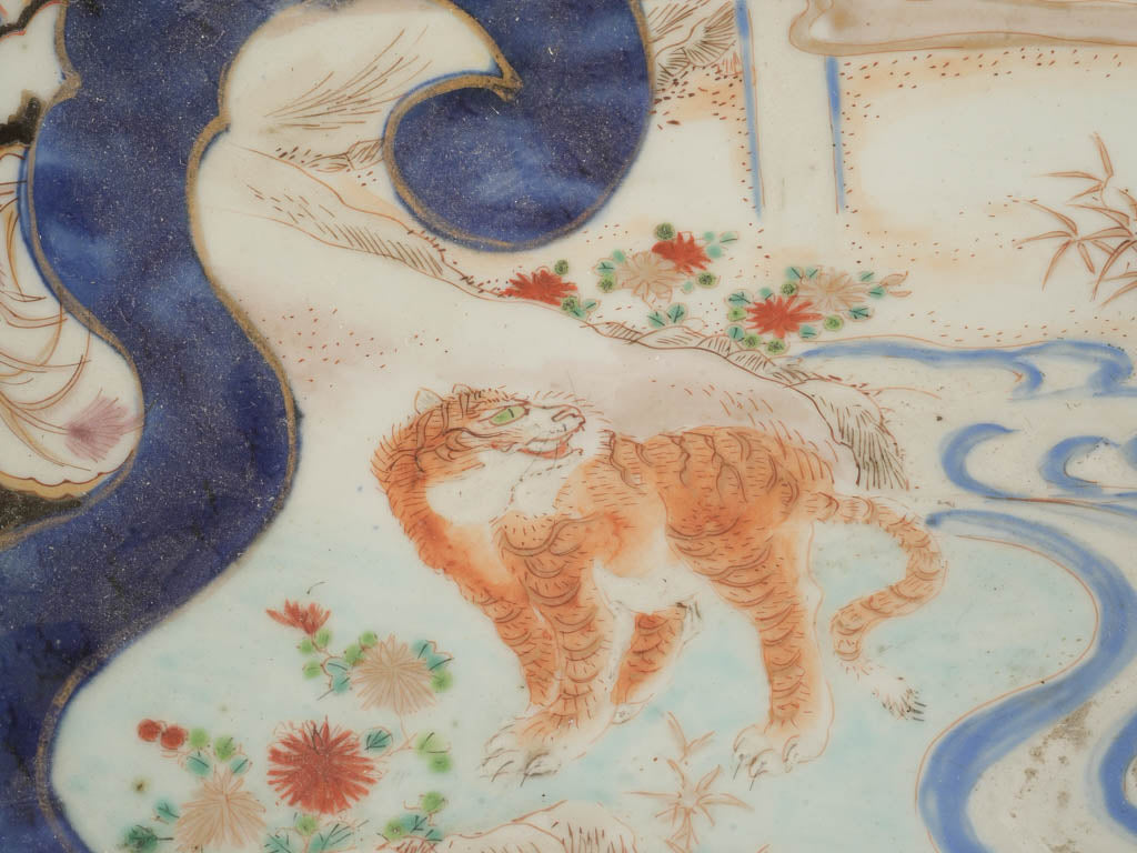 Harmonic scene Imari bowl