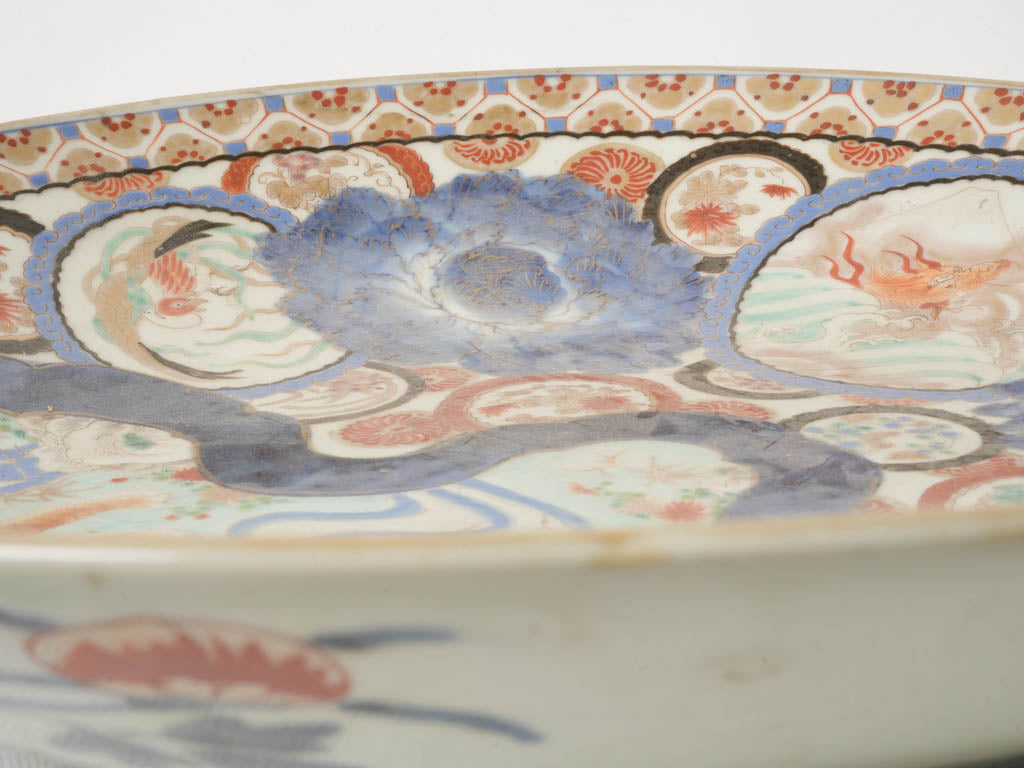 Gold accent Japanese bowl