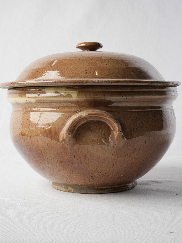 Aged vintage-style lidded tureen