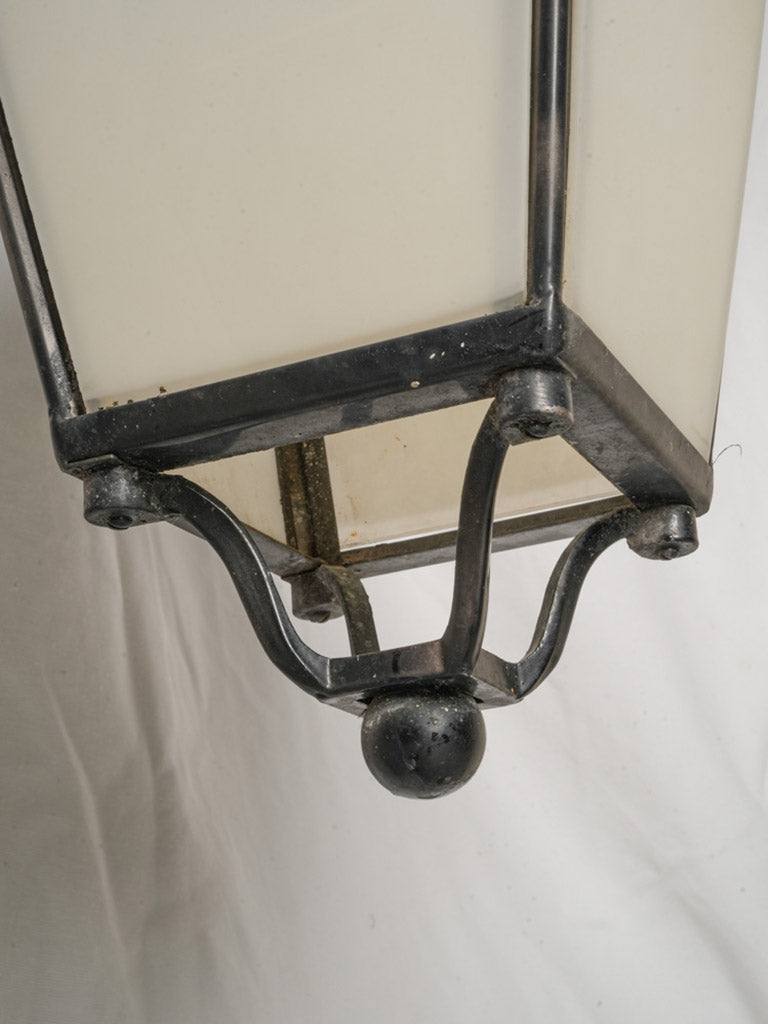 Patina-finished decorative wall light