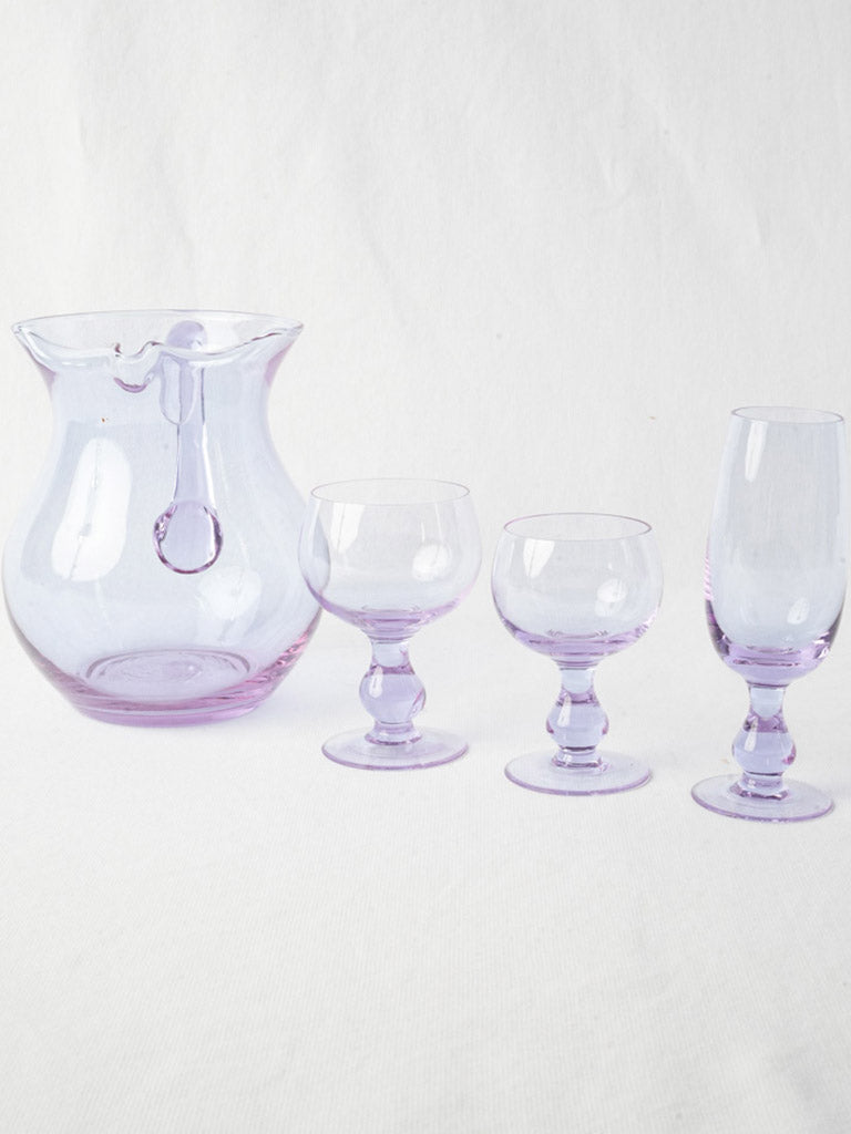 Exquisite 1970s drink service
