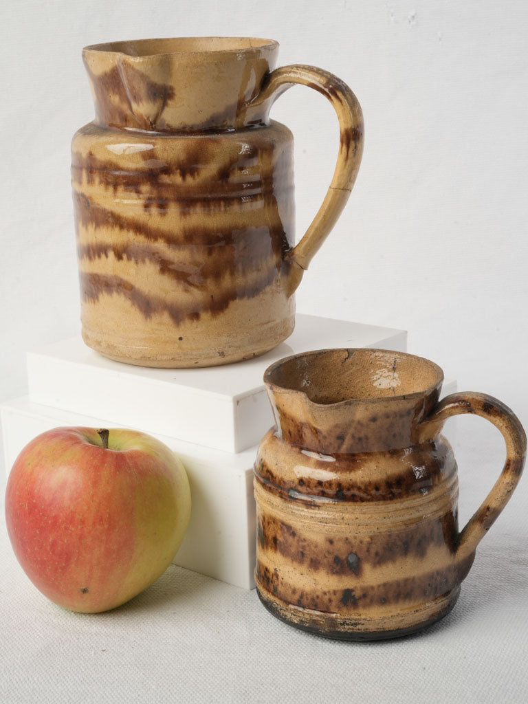 Vintage Dieulefit pottery duo