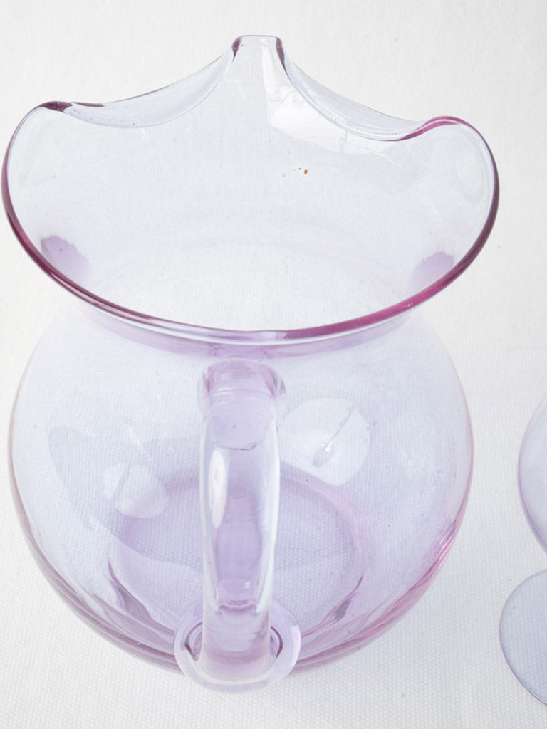 Masterfully crafted crystal flutes