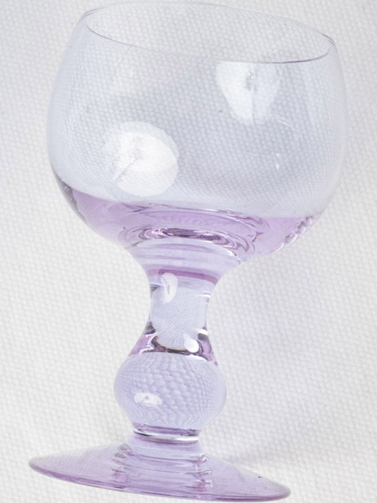 Retro-style crystal drinkware collection