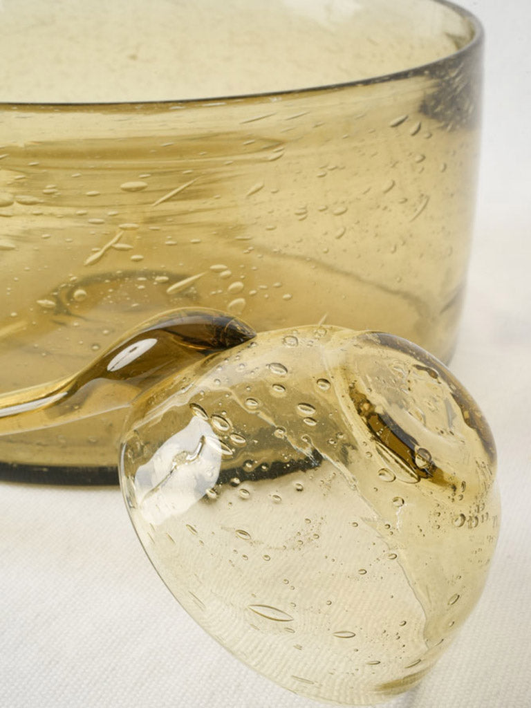 Antique-style glassware from Biot