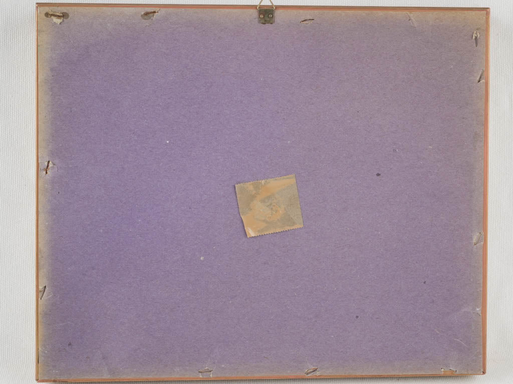 Unknown artist's vibrant ocean oils