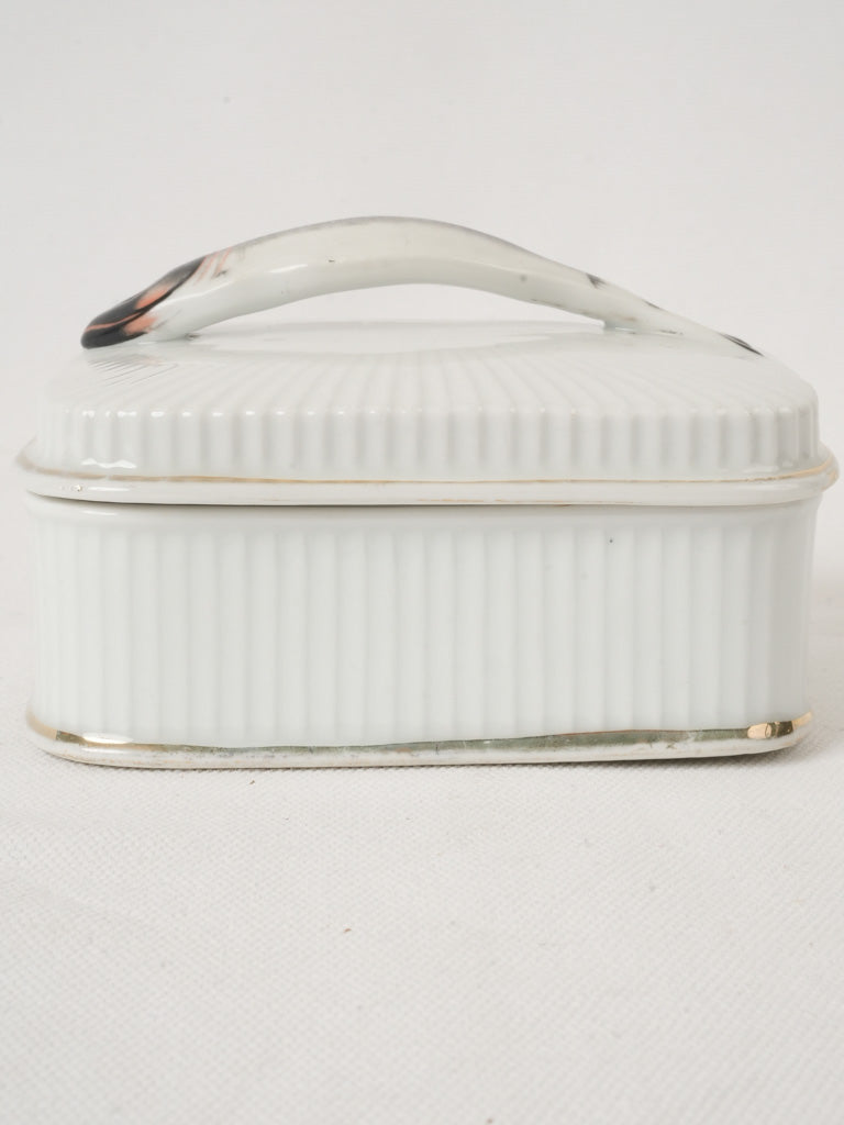 Vintage Bohemian-style condiment container