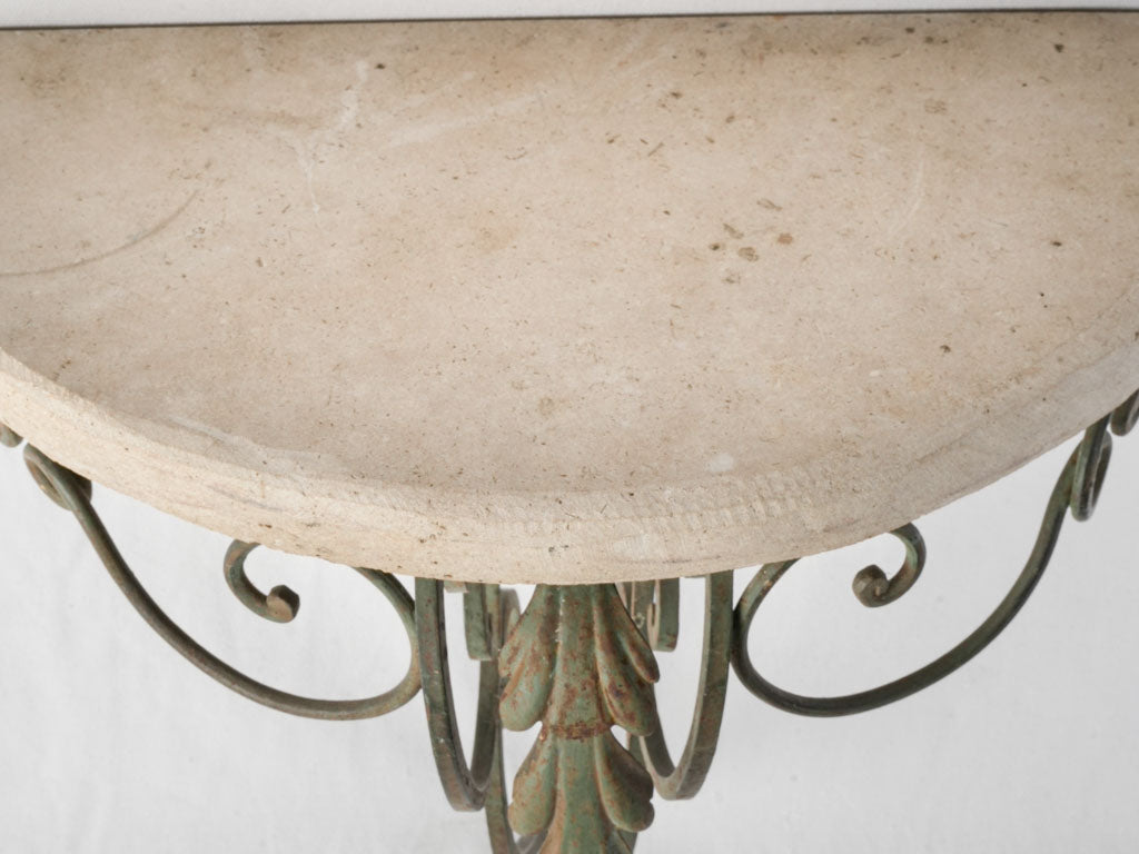 Artistic wrought iron wall bracket