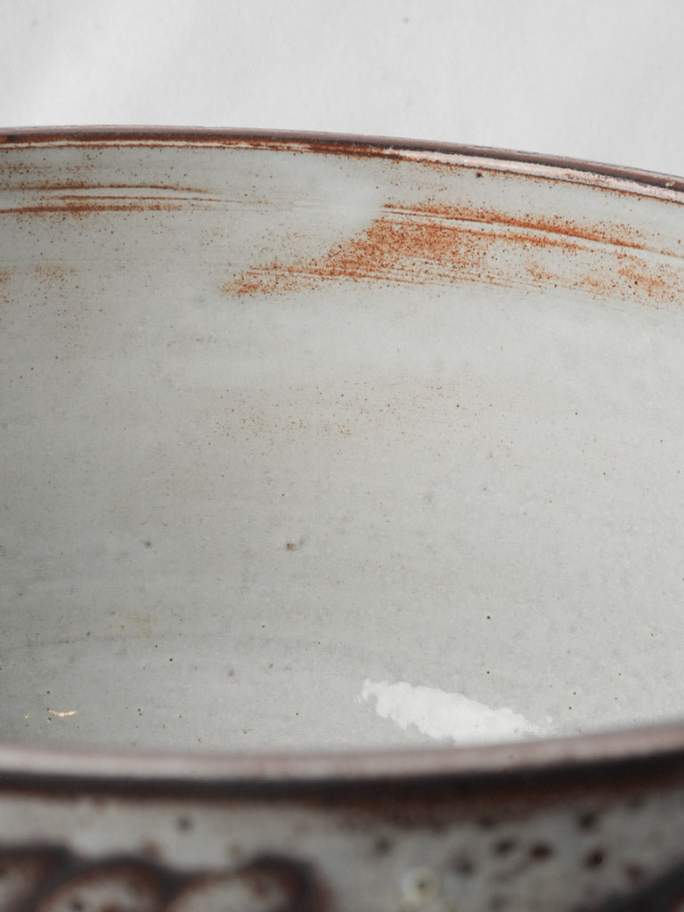 Earthy tones ceramic kitchen bowl