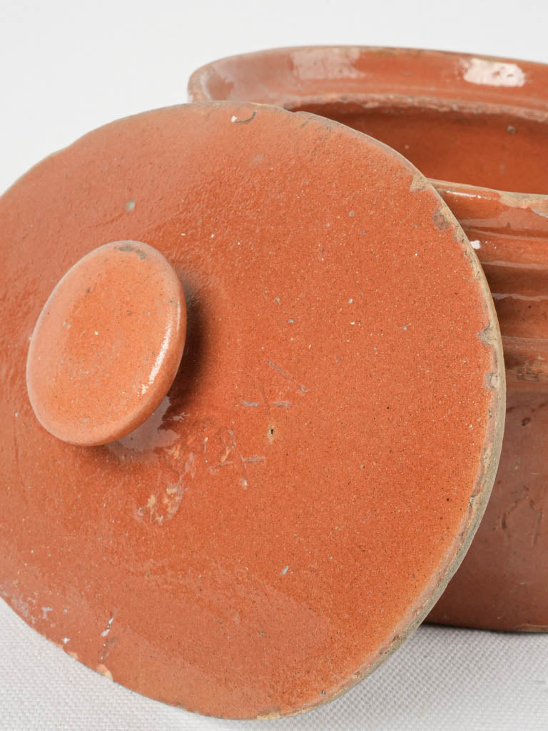 Elegant aged terracotta French collectible