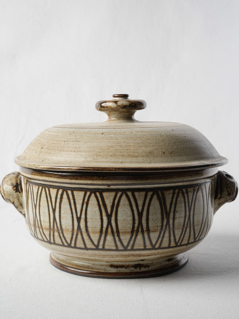 Dieulefit mid-century lidded tureen