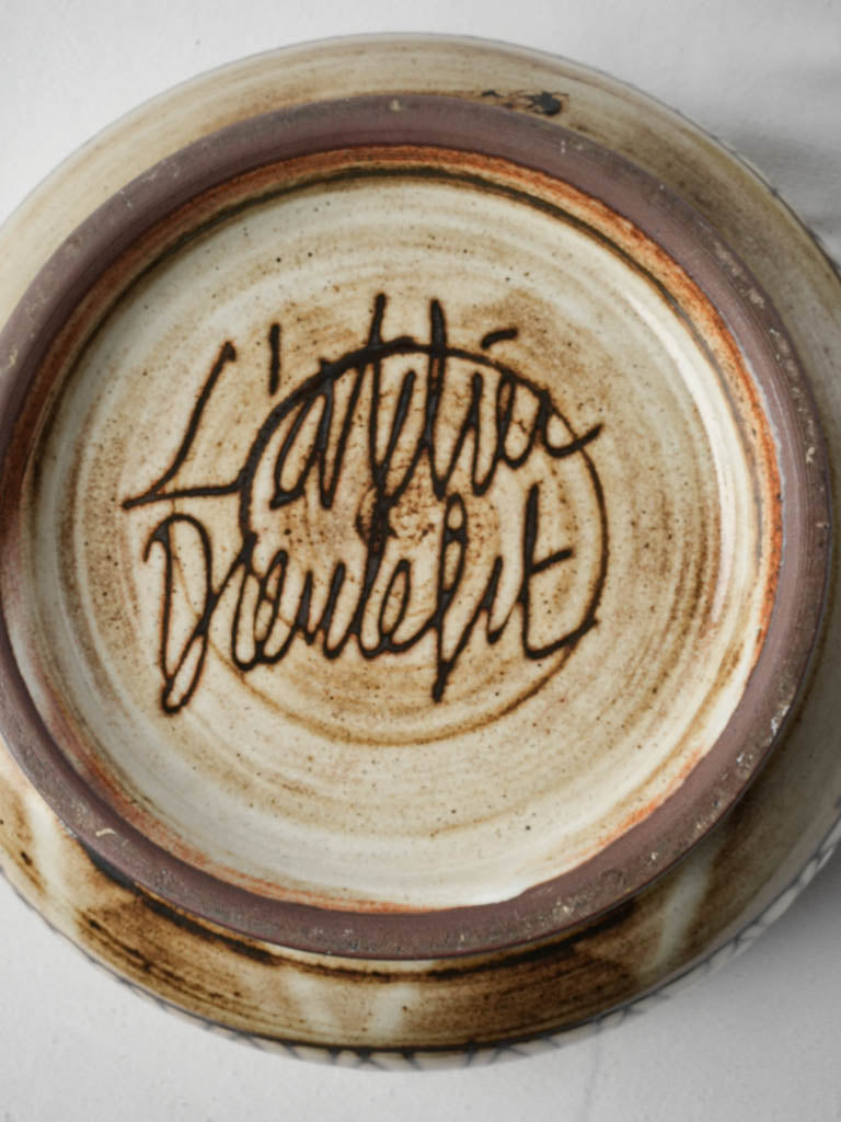 Decorative mid-century Dieulefit tureen