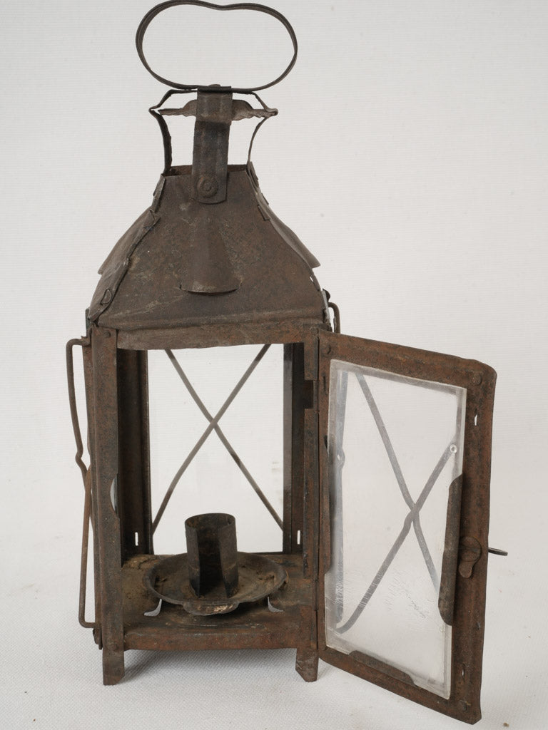 Old-world style candle lantern