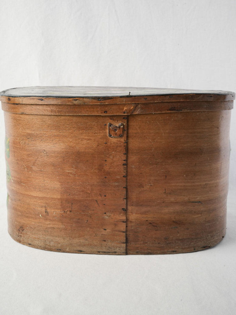 Elegant decorative oval container