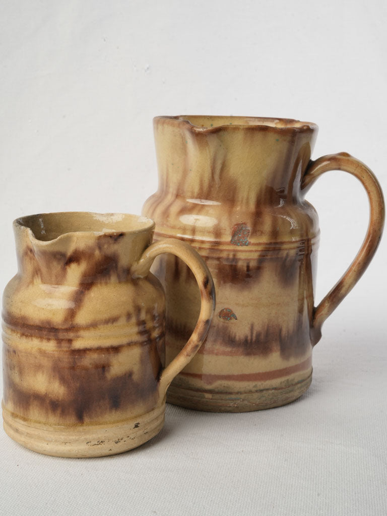 Vintage ceramic pitchers Dieulefit