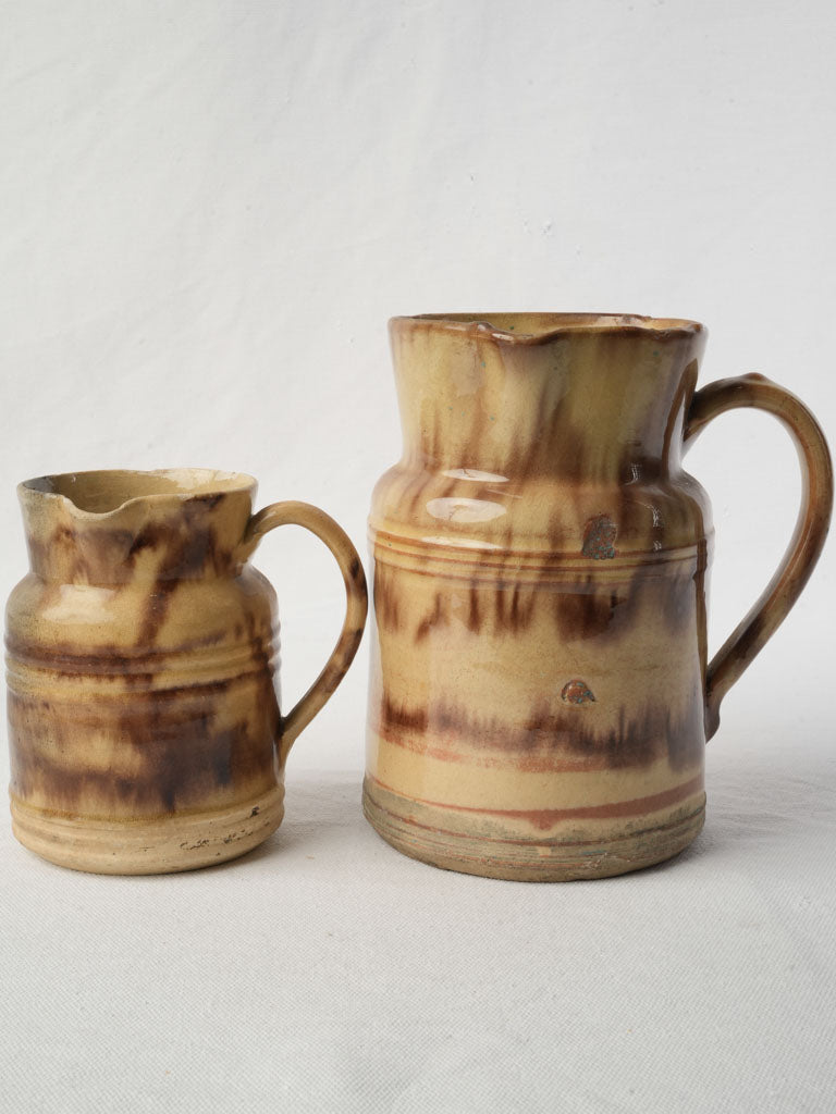 Utilitarian style French pitchers