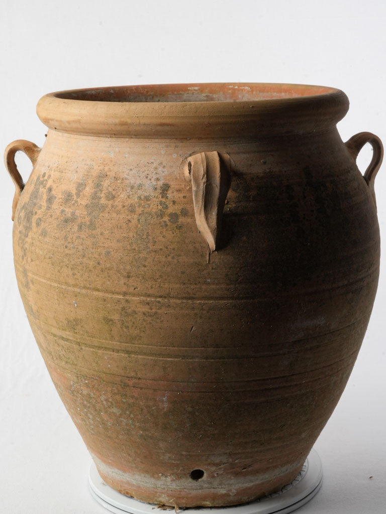 Earth-toned petite pottery planter