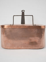 Charming old-world copper stew pan