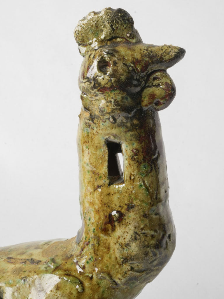 Glossy vintage-style decorative frog