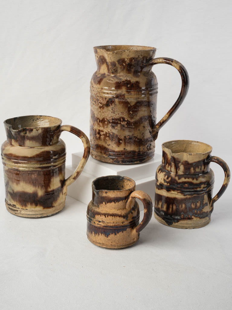 Timeless rustic Dieulefit pitchers