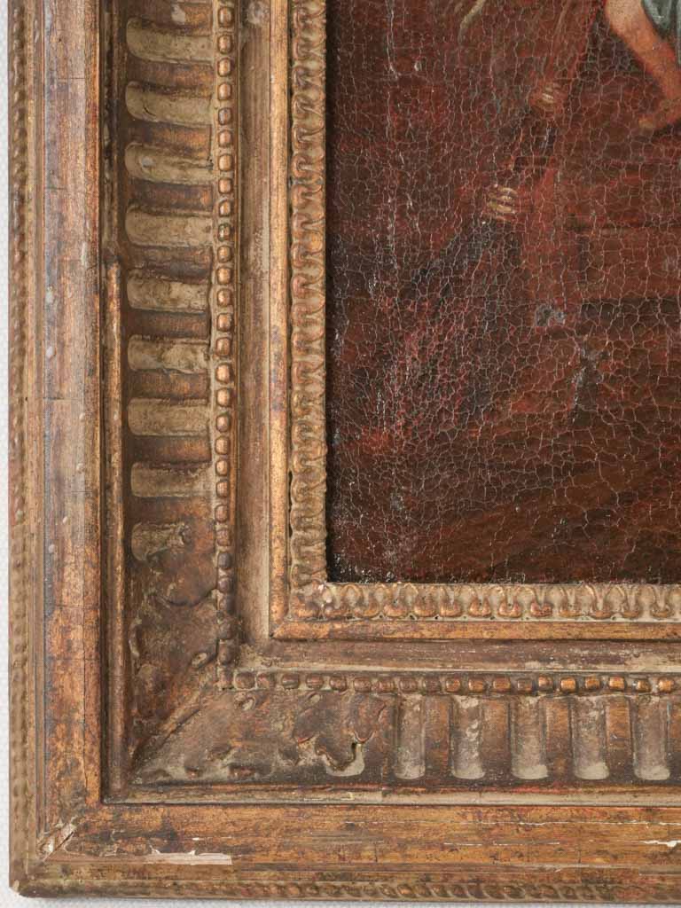 Earthy palette painted scene