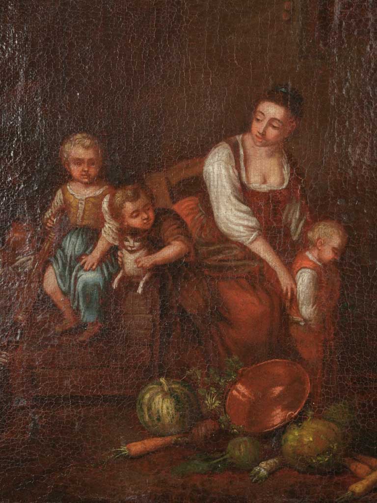 Luminous copper basin feature