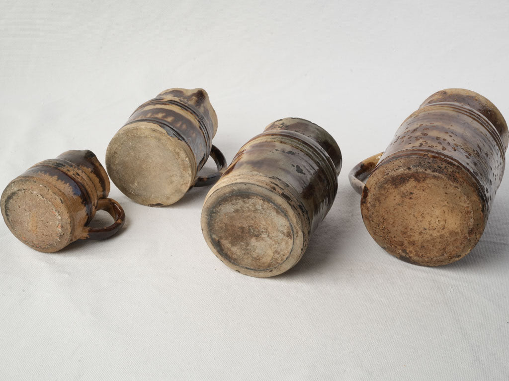 Historical rustic serving pitchers