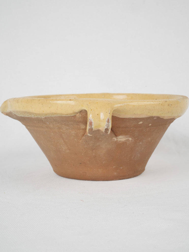 French terracotta tian with handles