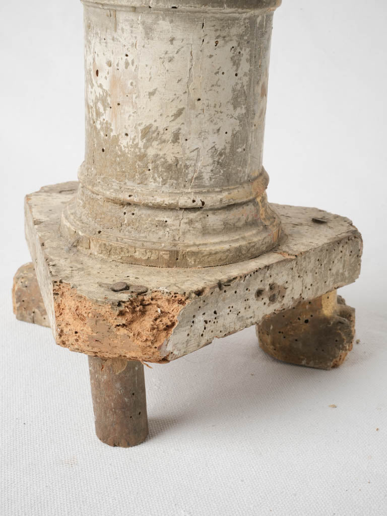 Historical engraved monogram candlestick holder