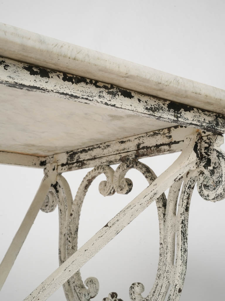 Rustic late 19th-century garden bistro table